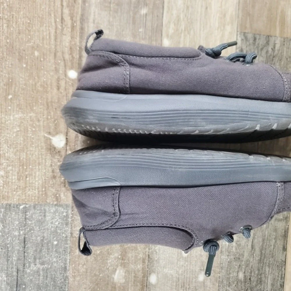 Reef Swellsole Cutback Mens Shoes Sz 9.5 Dark Gray Round Toe Lace Up‎ Sneakers